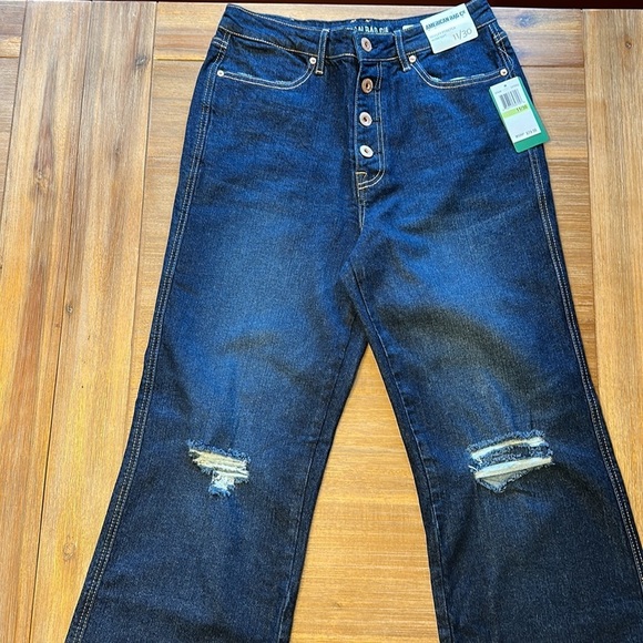 Women’s American Rag Cie Sculpt Stretch Ultra Soft Button Fly Jeans Size 11 Blue - Picture 4 of 13